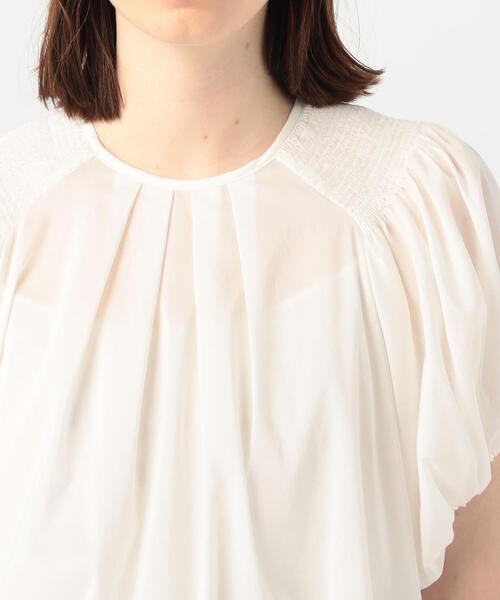 Ballsey 「BALLSEY」 半袖ブラウス 36 ダークブラウン