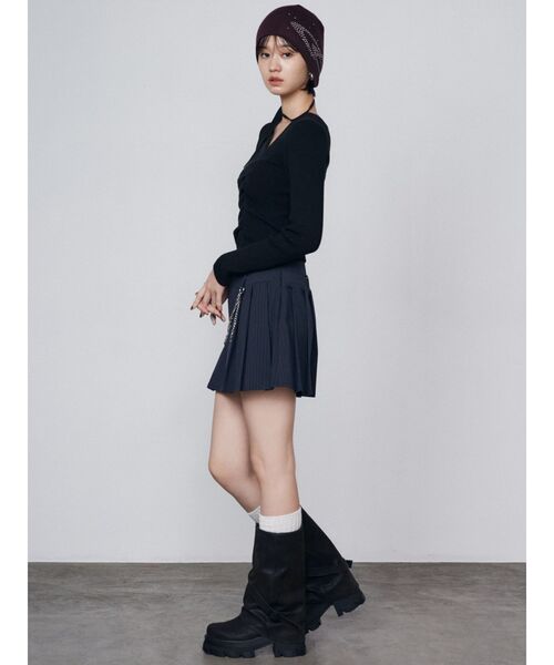 EMODA スカート レイヤーチェーンベルトスカート : ZOZOTOWN