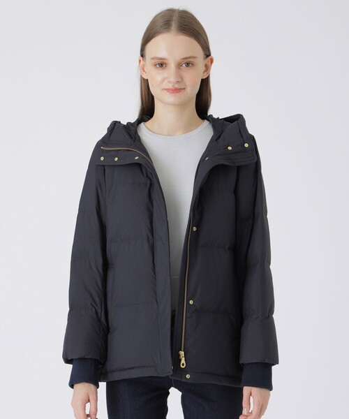 BLUE LABEL CRESTBRIDGE ダウンジャケット 40 ネイビー BLUE LABEL CRESTBRIDGE ダウンコート ダウンジャケット 「一部