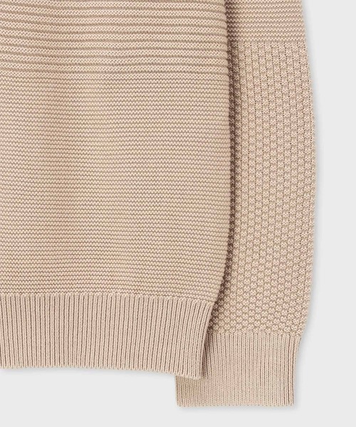 PS Paul Smith セーター ニット テクスチャード パッチワーク / 152404