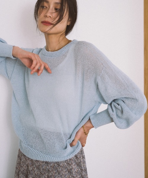 Audrey and John Wad ニット セーター 和紙混ホールガーメント