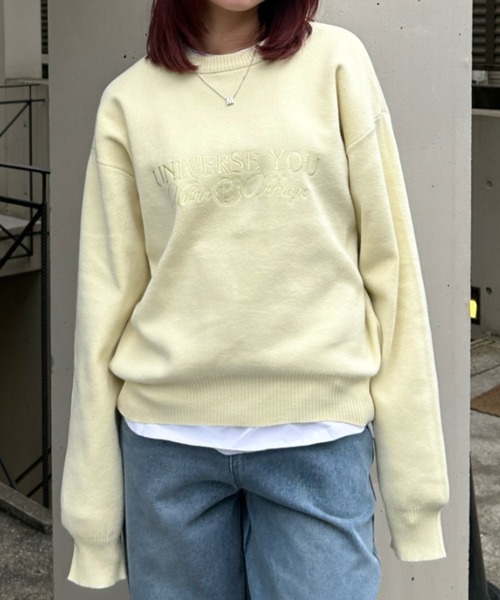 ニット セーター ジャストサイズプルオーバーニット レディース
