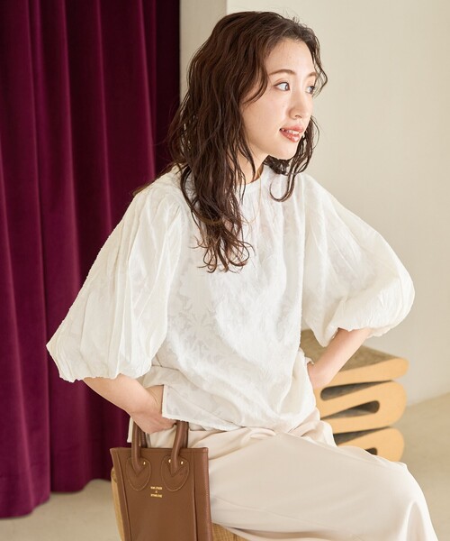 FREAK'S STORE ブラウス FREAK'S STORE｜インド ピンタック ギャザー ロングスリーブ