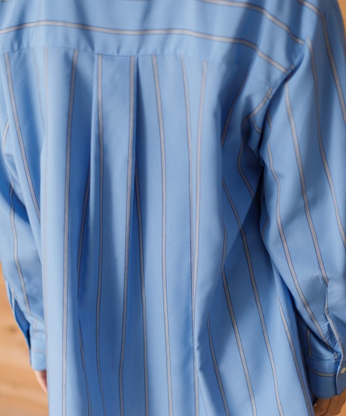 ブラウス シャツ 「AMERICAN RAG CIE」ストライプチュニックシャツ（WOMEN) レディース セール】【AMERICAN RAG CIE】ストライプチュニックシャツ