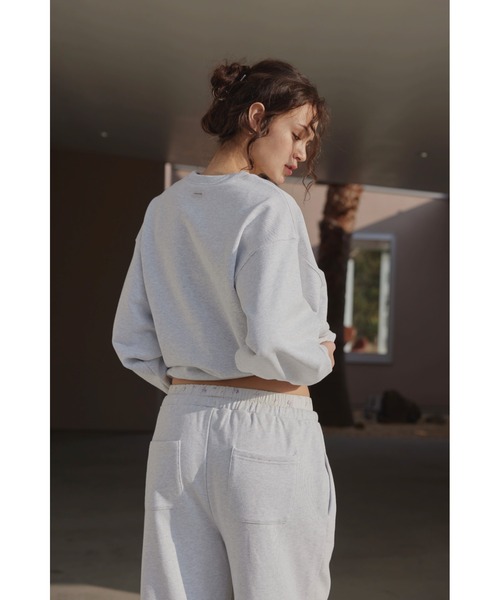 アリシアスタン 新品トレーナー ホワイト ALEXIA STAM ALEXIA STAM - アリシアスタンcheck inスウェット whiteの通販