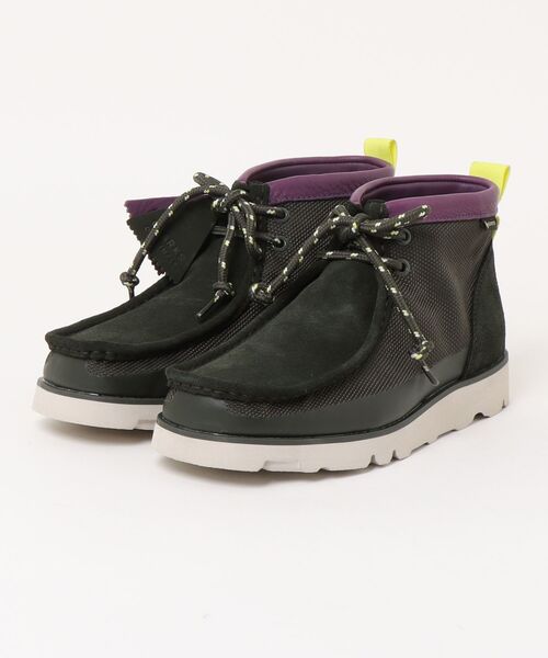 ❀美品 クラークス ワラビー ブーツ グリーン 26cm グリーン（緑）系 Clarks Wallabee(クラークス ワラビー) - 海外