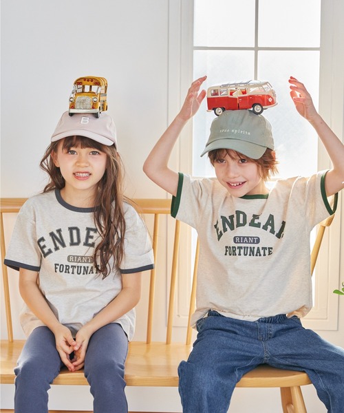 ever closet（エバークローゼット） tシャツ カレッジロゴ半袖Tシャツ
