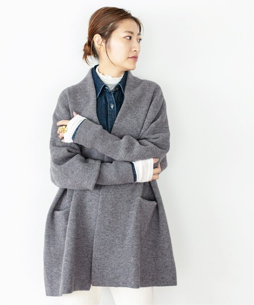 IENA イエナ ウール カシミヤ ロングカーディガン ニットコート ニット IENA イエナ ウール カシミヤ ロングカーディガン ニットコート ニット