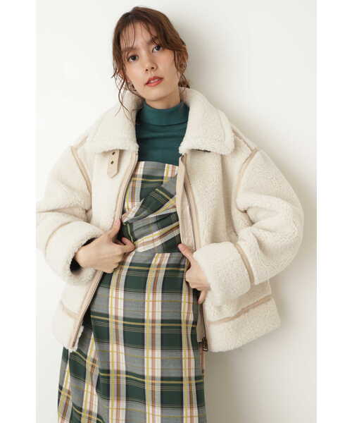「JILL STUART」 ジップアップブルゾン SMALL ピンク レディース_画像3