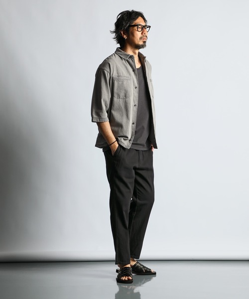 The DUFFER of ST.GEORGE シャツ 6.2oz DENIM 3Q SHIRT：6.2
