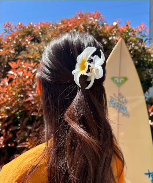 Loco Ocean（ロコオーシャン） ヘアクリップ 「8色展開」プルメリア風