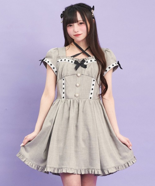 Secret Honey（シークレットハニー） ワンピース 夏 半袖 ハシゴレース