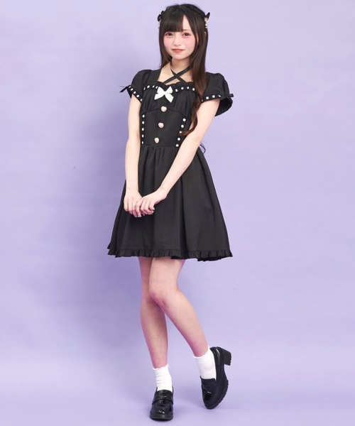 Secret Honey（シークレットハニー） ワンピース 夏 半袖 ハシゴレース