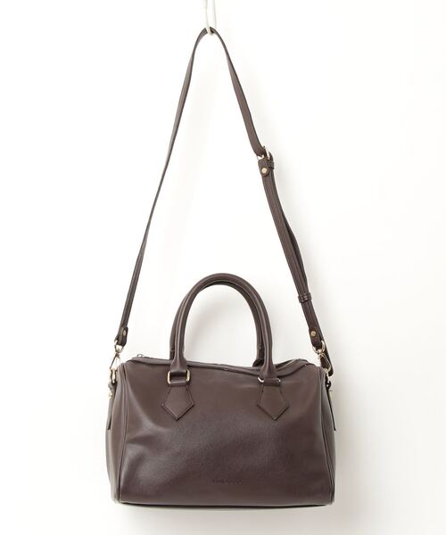 RANDEBOO ランデブー　ボストンバッグ　ブラウン RB boston bag（ボストンバッグ）｜RANDEBOO（ランデブー