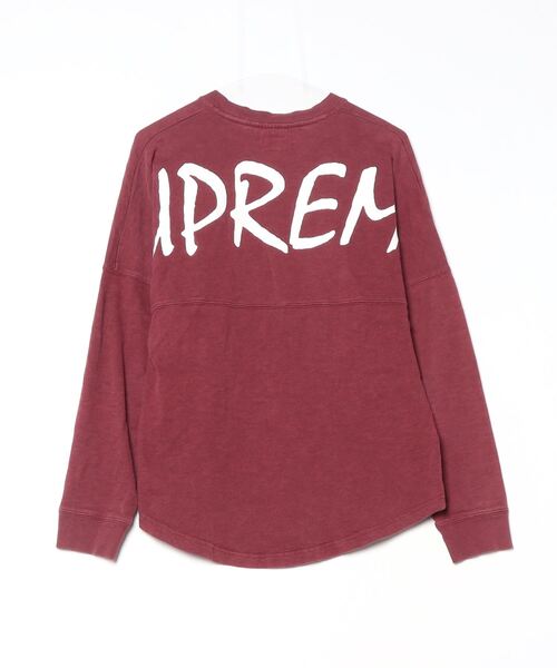 Supreme 「Supreme」 長袖Tシャツ S レッド メンズ : ZOZOTOWN