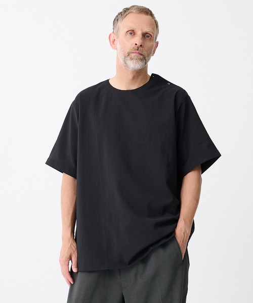 RAINMAKER KYOTO スリットネック 半袖シャツ ブラック サイズM RAINMAKER（レインメーカー） tシャツ 「RAINMAKER/レインメーカー