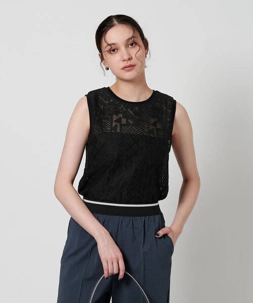BEAUTY&YOUTH UNITED ARROWS トップス ワイドリブニット トップス ―2WAY/ウォッシャブル―