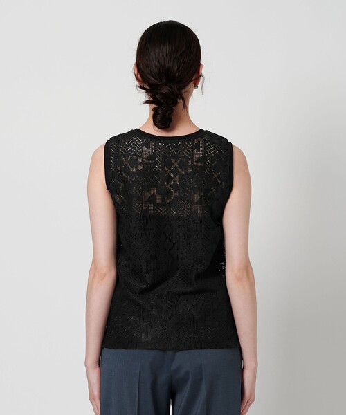 tシャツ 「手洗い可能」ラッセル レース ノースリーブ レディース BEAUTY＆YOUTH UNITED ARROWS tシャツ ラッセルレース