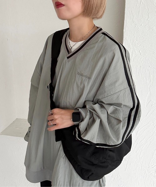 apres jour mignon 「apres mignon」 ナイロンブルゾン X-LARGE