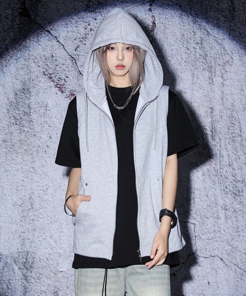 Free City LIFE NATURE LOVE ノースリーブパーカー3 $_57.PNG?set_id=880000500F