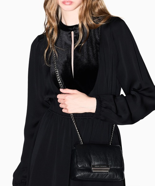 【関税込】ARMANI EXCHANGE マトラッセ ミニショルダー ARMANI EXCHANGE ショルダーバッグ バッグ 「A|X アルマーニ