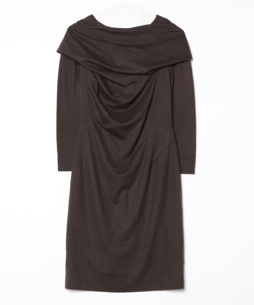 EPOCA（エポカ） 長袖ワンピース 40 ブラウン レディース : ZOZOTOWN