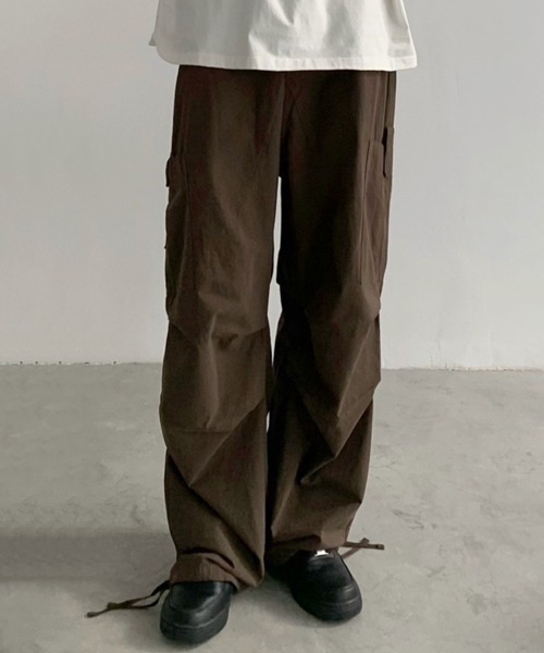 untitle artworks カーゴパンツ（大幅値下げ中） NOWLE カーゴパンツ 「NOWLE」ワイドシルエット ドロスト