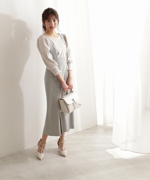 「PROPORTION BODY DRESSING」 7分袖カットソー SMALL グレー レディース