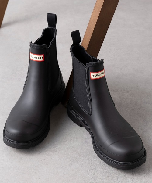 HUNTER ハンター　長靴　メンズ ブラック MFS9016RMA HUNTER（ハンター） レインシューズ 長靴 「HUNTER」Men's Commando
