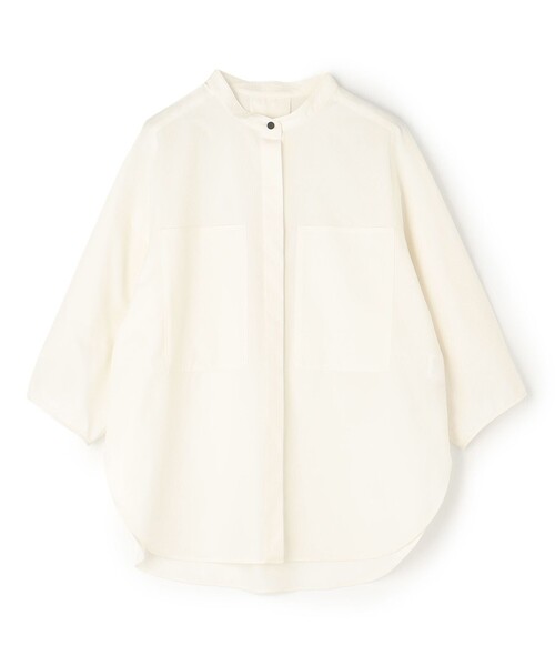 「UNFILO」 7分袖ブラウス MEDIUM ブルー レディース_画像7
