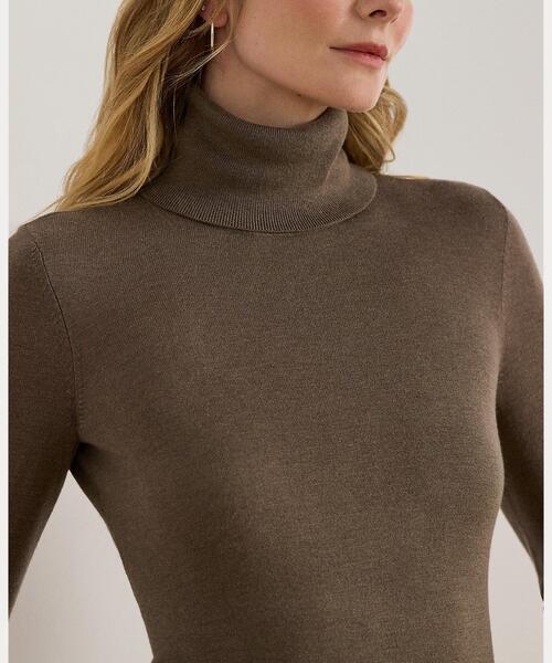 POLO RALPH LAUREN ベージュ タートルネック セーターレディース LAUREN RALPH LAUREN（ローレン ラルフローレン） ニット セーター