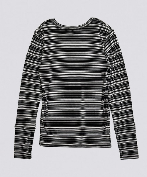 kiehtova tシャツ 「kiehtova」SHEER BORDER TOPS/シアー ボーダー