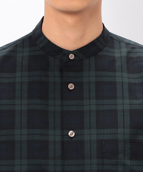 COMME CA ISM（コムサイズム） シャツ COOL DOTS ブラック