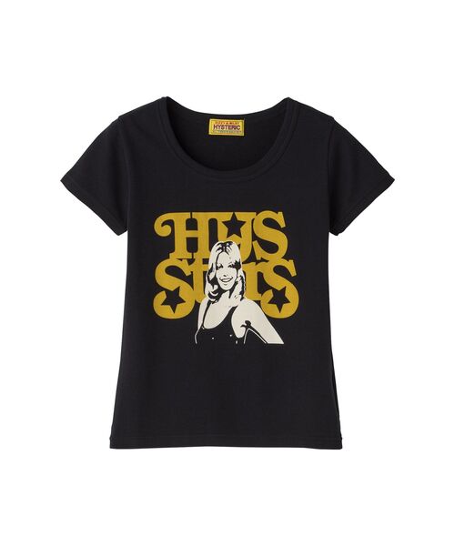 HYSTERIC GLAMOUR tシャツ HYS STARS チビTシャツ レディース