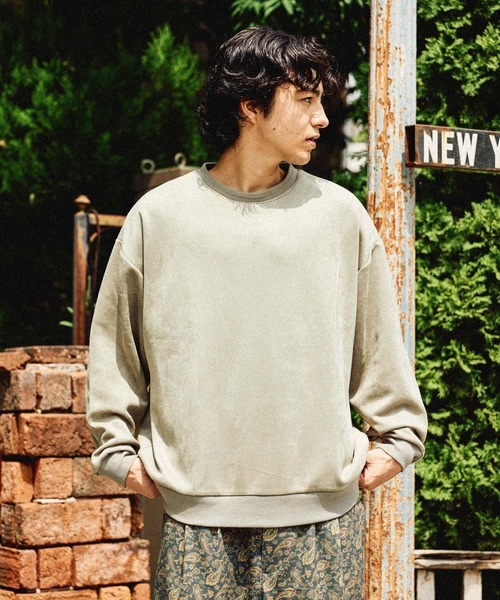 niko and... プルオーバー niko and…（ニコアンド） トレーナー スウェット フェイクスウェード