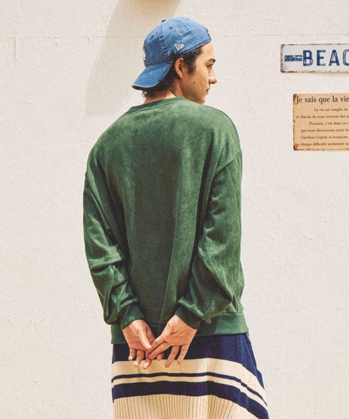 niko and…(ニコアンド) トレーナー スウェット フェイクスウェード niko and…(ニコアンド) トレーナー スウェット フェイクスウェード