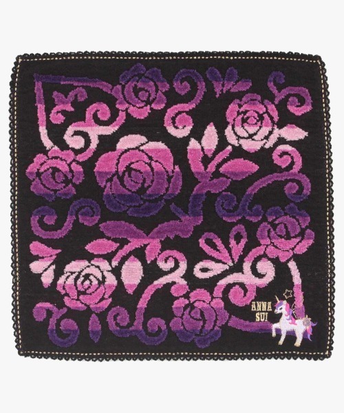 ANNA SUI（アナスイ） ハンカチ 干支 午 タオルハンカチ レディース