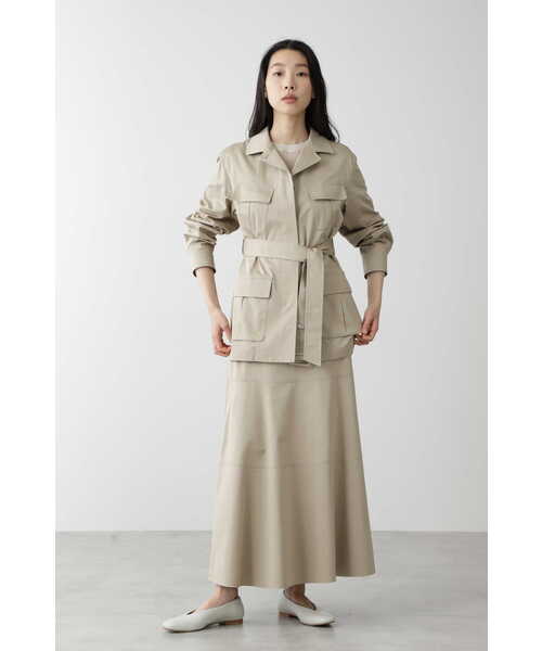 「human woman」 長袖ニット MEDIUM ベージュ レディース_画像6