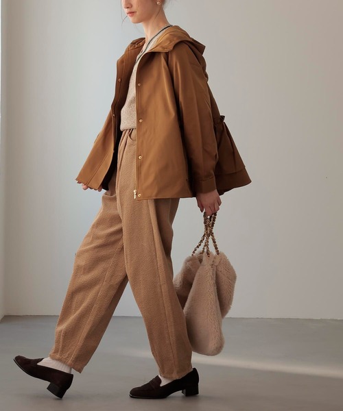 Jines マウンテンパーカー ウインドブレーカー 「撥水加工」ナチュラル