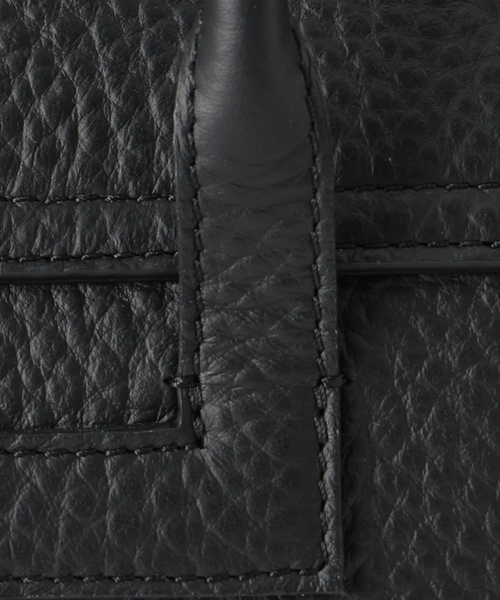 新品 ロリステッラ レザーミディアムボストンバッグ ブラック NOBLE｜《追加》LORISTELLA/ロリステッラ レザーミディアムボストン