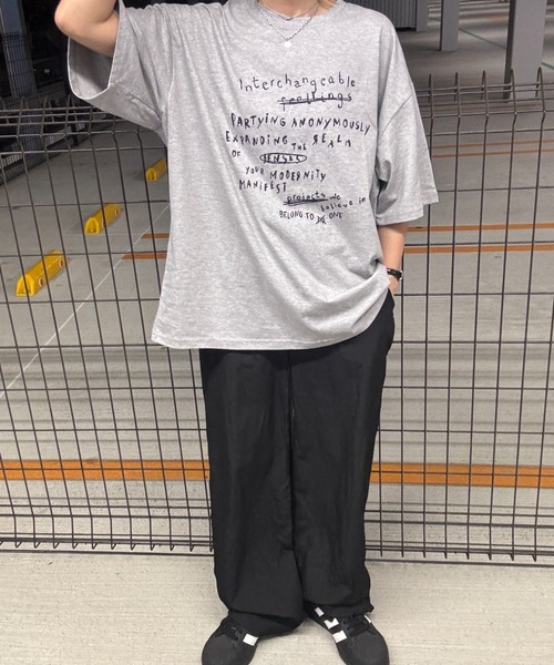 「ISOOK」 半袖Tシャツ FREE グレー レディース_画像6