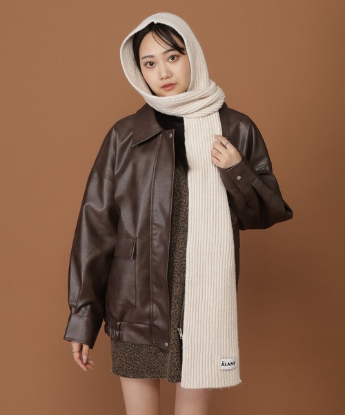ALAND マフラー ストール 「UNISEX」ALAND／メランジフードマフラー