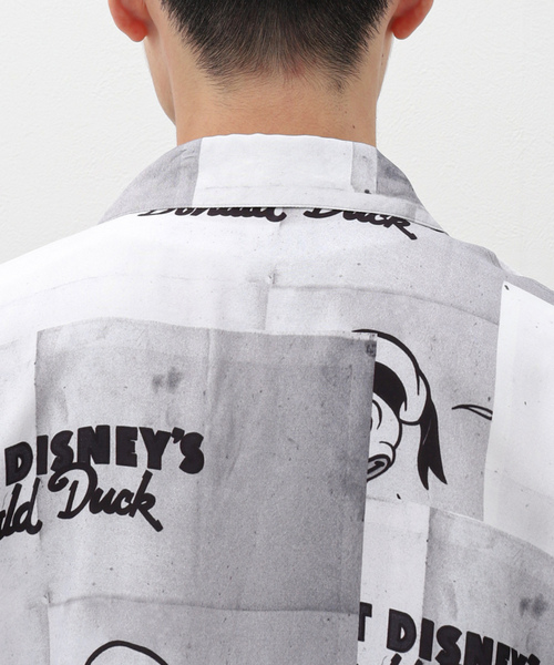 「PORTER CLASSIC」 半袖シャツ「Disneyコラボ」 MEDIUM レッド メンズ_画像7