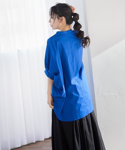 「Droite lautreamont」 半袖ブラウス M オフホワイト レディース_画像7