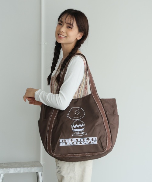 ピーナッツ　※プロフィール見てね(^^)です。① PEANUTS トートバッグ バルーントート2 レディース メンズ : ZOZOTOWN