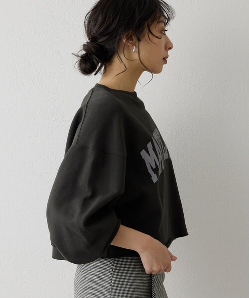 Whim Gazette（ウィム ガゼット） トレーナー スウェット 裏毛ロゴプル