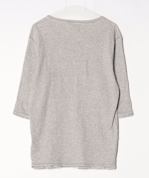 DIESEL 長袖Tシャツ グレー DIESEL（ディーゼル） ワンポイント7分袖Tシャツ S グレー メンズ