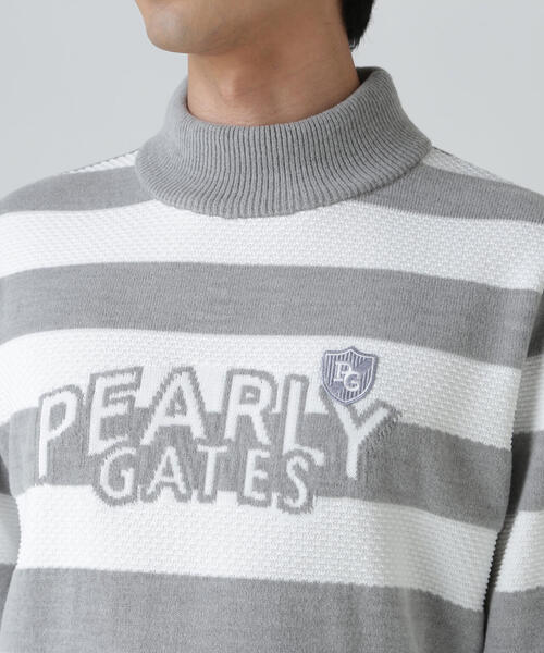 tシャツ 「PEARLY GATES」１０Ｇ 天竺ボーダー柄 メンズの画像