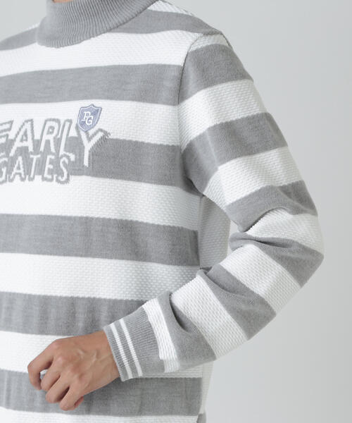 tシャツ 「PEARLY GATES」１０Ｇ 天竺ボーダー柄 メンズの画像