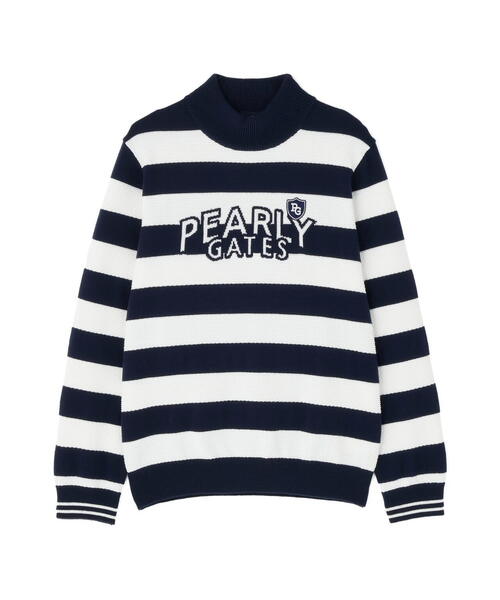 tシャツ 「PEARLY GATES」１０Ｇ 天竺ボーダー柄 メンズの画像